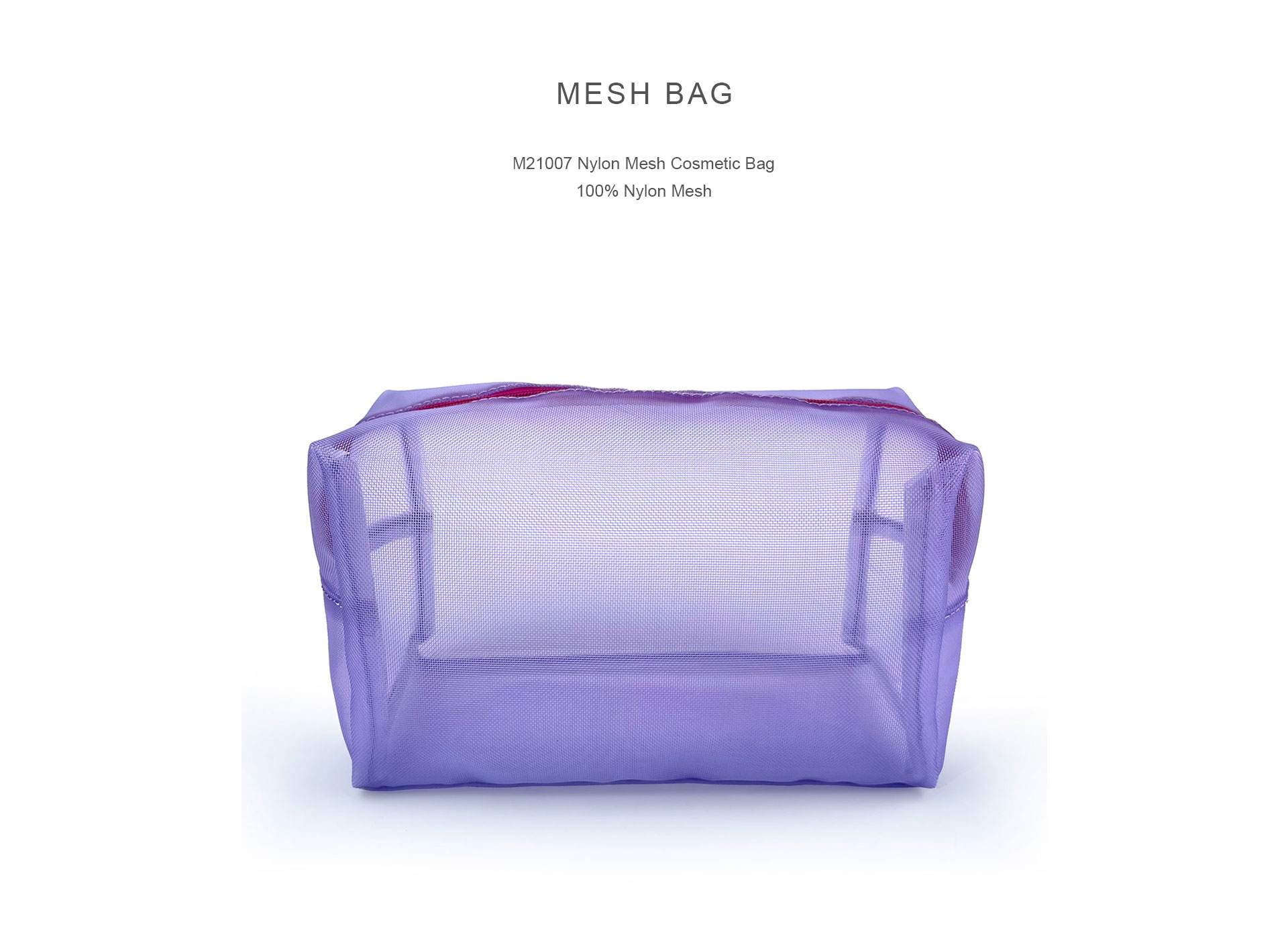 M21007 Nylon Mesh Cosmetic Bag