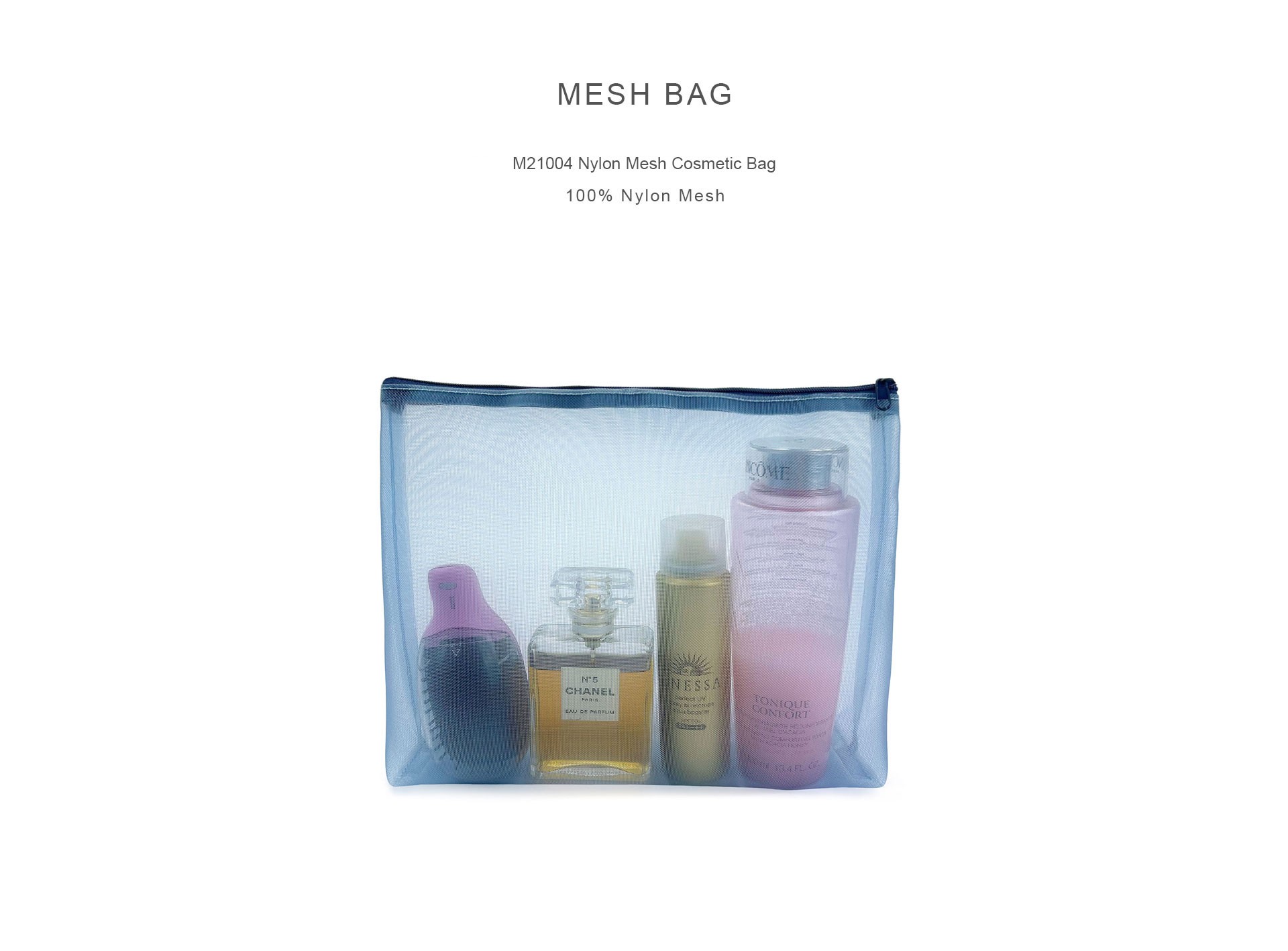 M21004 Nylon Mesh Cosmetic Bag
