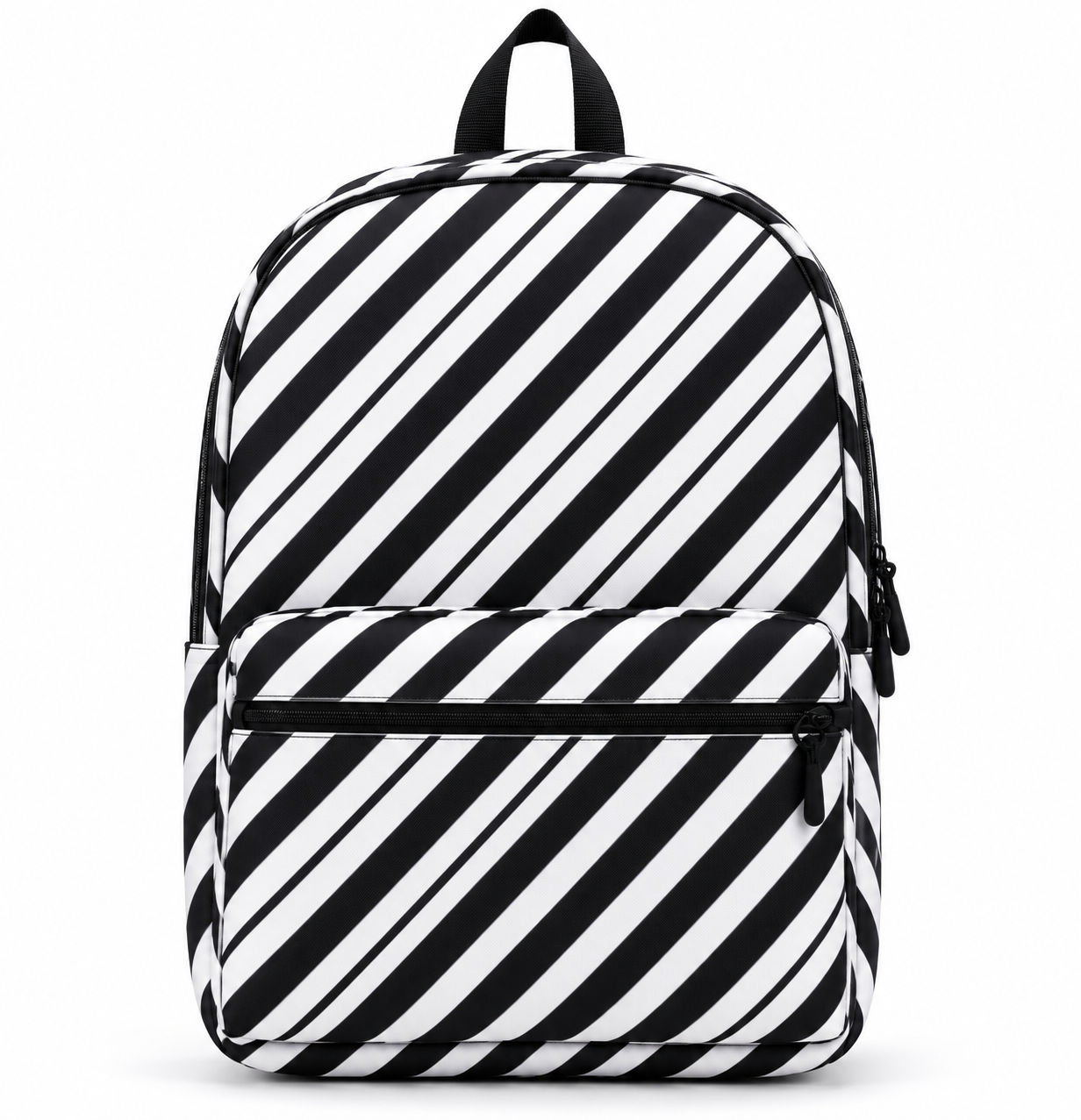 Custom Striped Print Backpack Manufacturer