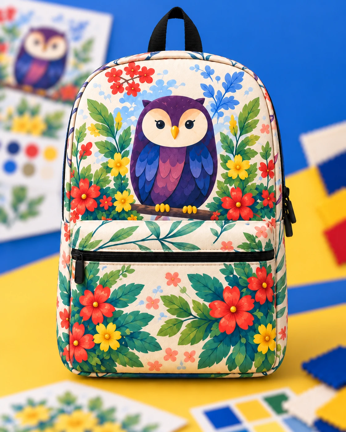 Picture 08 — Owl backpack design concept